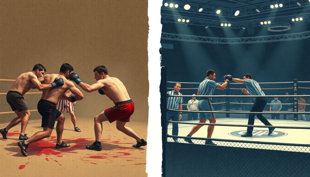 Эволюция правил MMA: как менялась безопасность и зрелищность боёв - иллюстрация