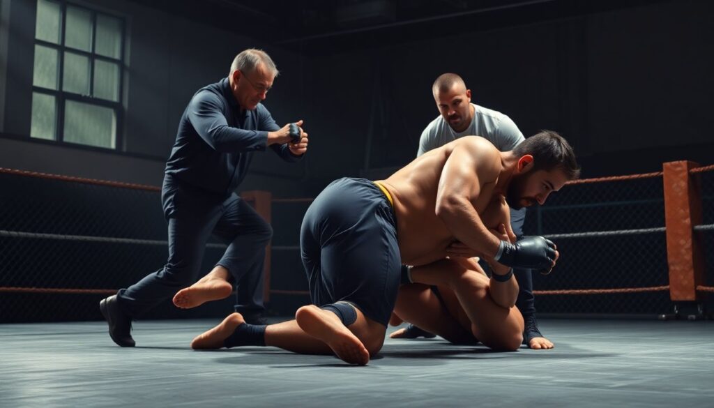 Разбор бойцовских стилей: страйкер против борца — кто и когда получает преимущество в октагоне - иллюстрация