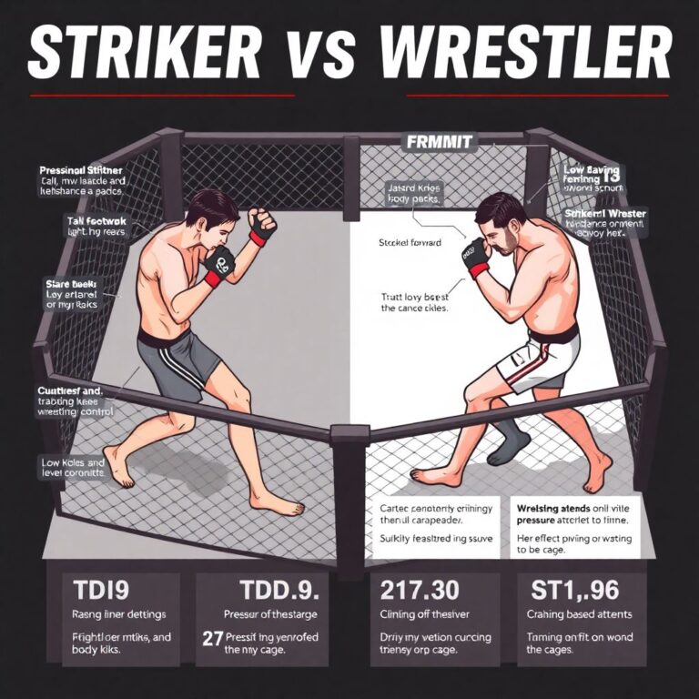 Разбор бойцовских стилей: страйкер против борца и их преимущество в октагоне
