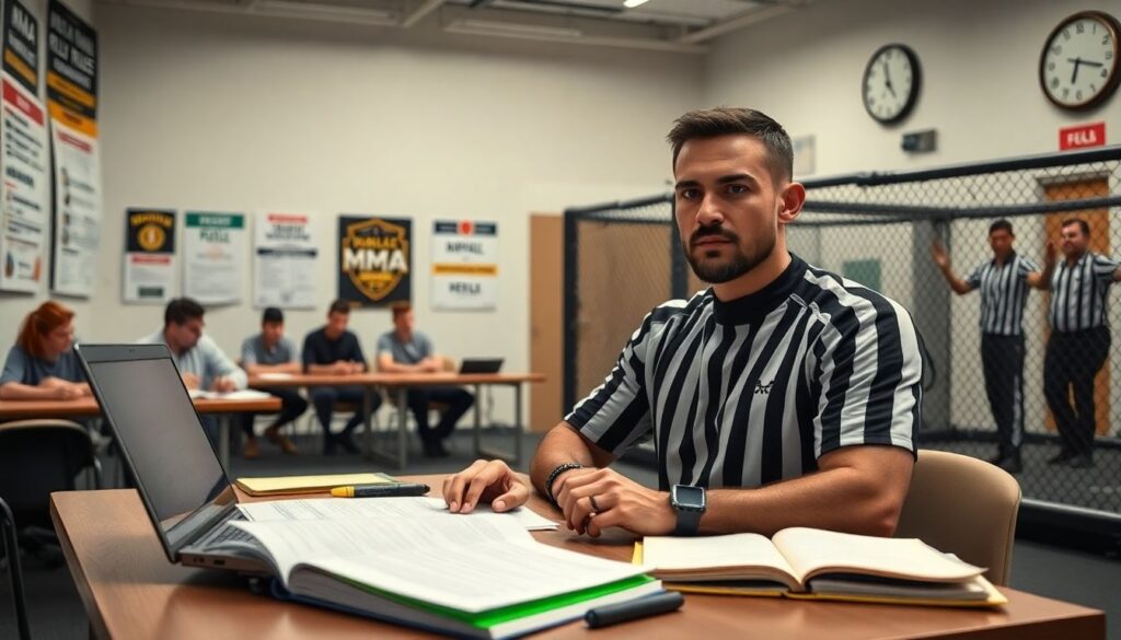 Интервью с судьёй/рефери: как принимаются сложные решения в октагоне и какие ошибки видны чаще всего - иллюстрация