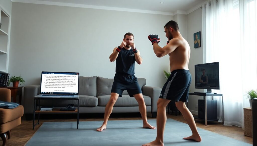 Домашние тренировки по MMA: как эффективно заниматься без полного набора оборудования - иллюстрация