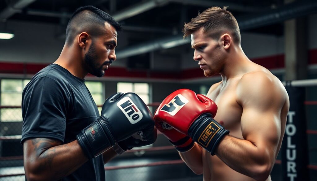 Как выбрать перчатки для MMA: отличие тренировочных, соревновательных и для мешка - иллюстрация