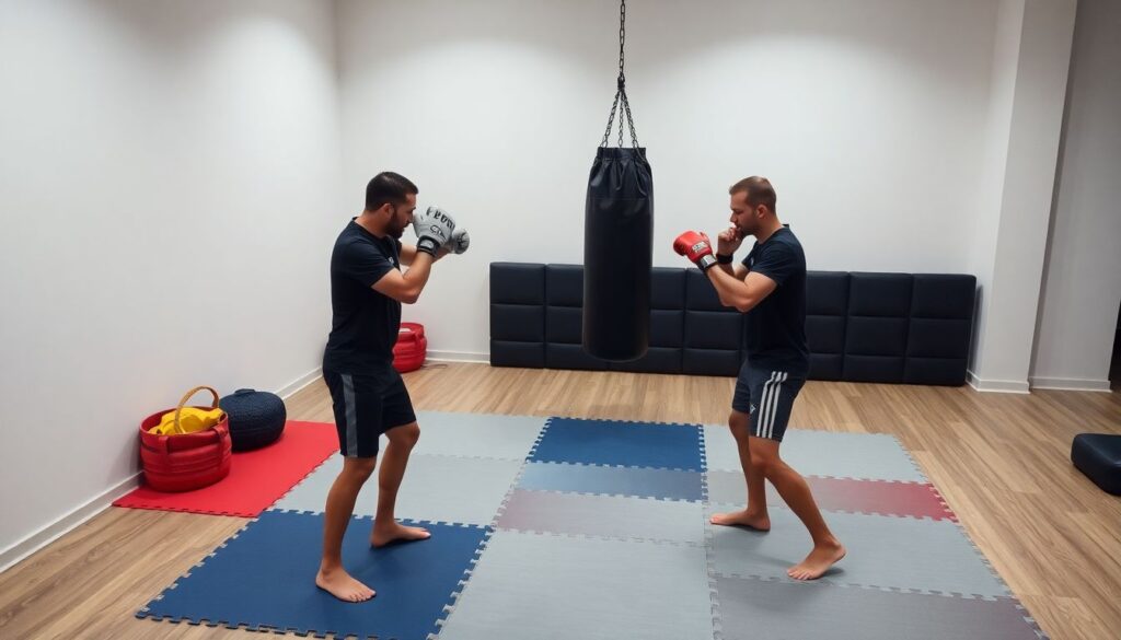 Обзор экипировки для домашнего зала MMA: минимальный набор, чтобы начать тренироваться дома - иллюстрация